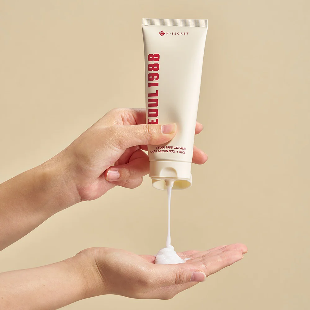 KSECRET SEOUL 1988 Cream : Snail Mucin 93% + Rice [100ml]